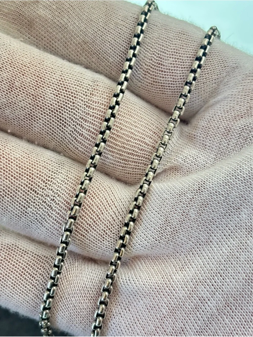 David Yurman 925 & 14k Gold Acorn Pendant Necklace with Black Onyx 16